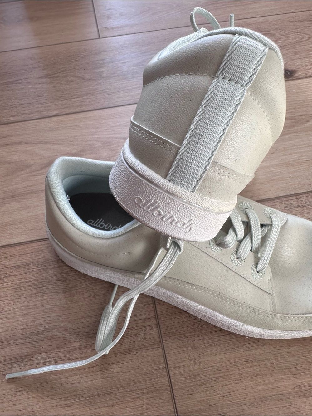 Allbirds Women’s Mint Green Tree Runners Lace Up Sneakers Size 9 - Picture 6 of 7